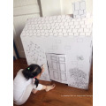 Funniest &amp; Factory Wholesale Cardboard House para niños